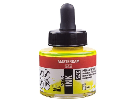 Primairgeel 275  Amsterdam Acryl Inkt 30 ml.