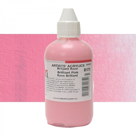 ARA 250ml  B175  BRILJANT ROZE Artists Acrylics