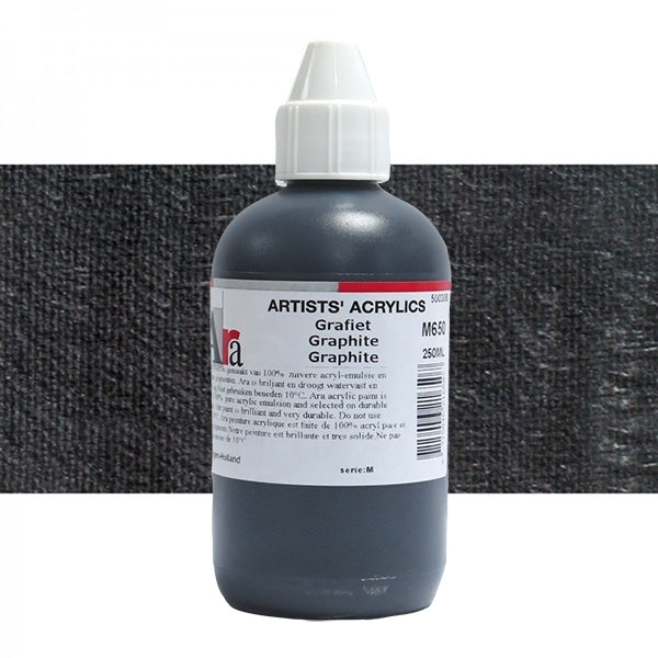 ARA 250ml M650 GRAFIET Artists Acrylics