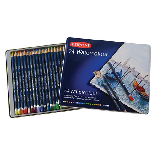 Watercolour potloden set 24 stuks Derwent