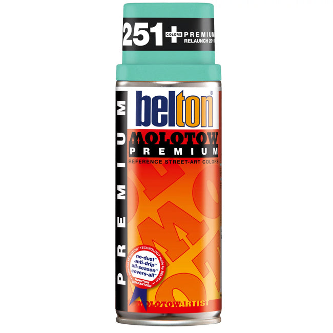 244 Lagoon Blue transparant 400 ml  Molotow Premium Belton