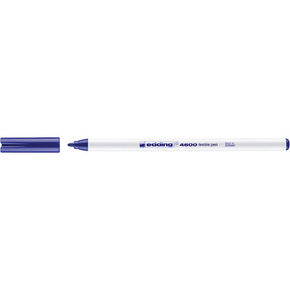 Edding 4600 Textielstift Blauw 1mm punt