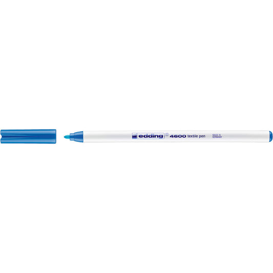 Edding 4600 Textielstift Licht blauw 1mm punt