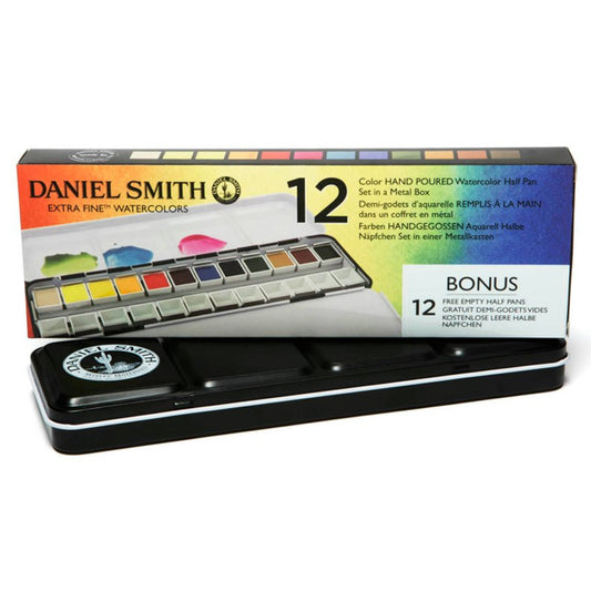 Luxe blik Set Daniel Smith set 12 napjes Watercolor