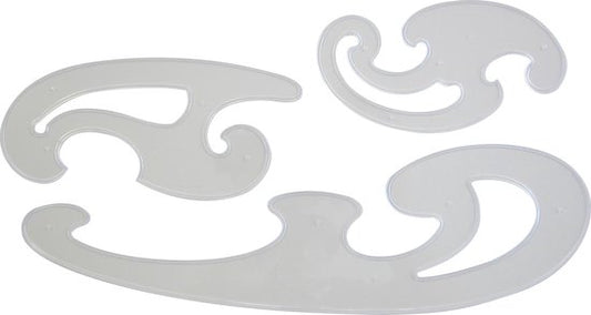 Aristo burmesterset - set 3-delig - glashelder kunststof