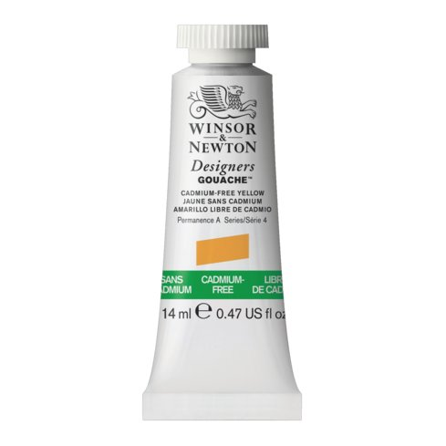 CADMIUM FREE YELLOW 890 14ml. S4 Designers Gouache Winsor & Newton