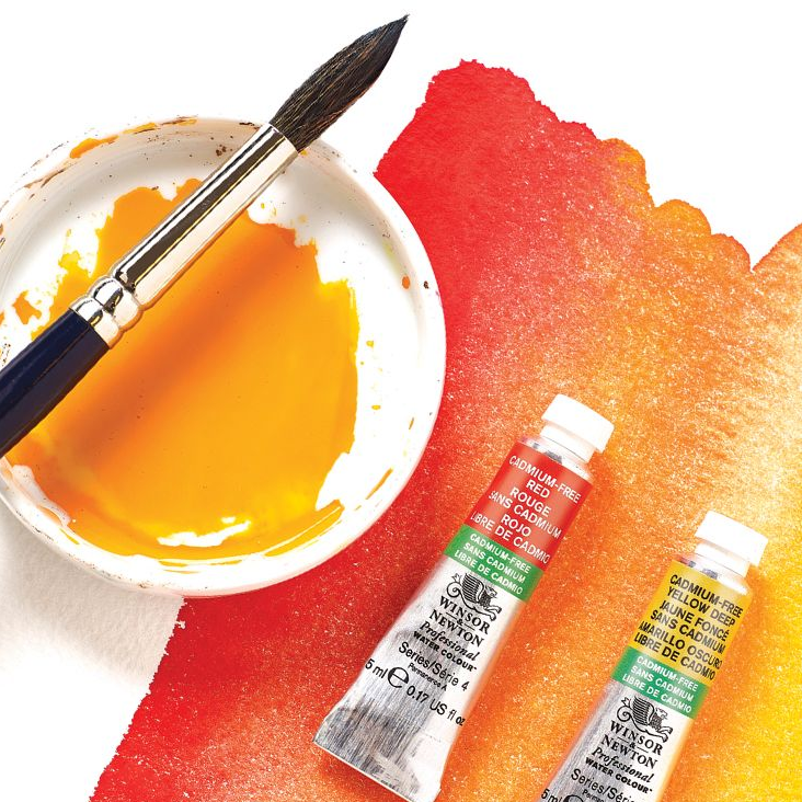 Cadmium FREE Yellow Deep 5ml 891 S4 Artist's Aquarel Winsor & Newton