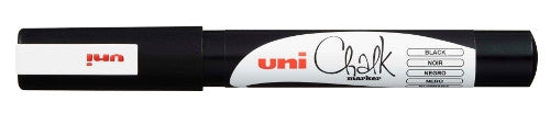 PWE-3MS 0.9-1.3 mm Fijn Zwart krijtstift Uni Chalk Marker