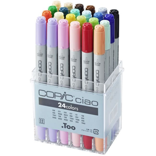 Copic Ciao set, 24 kleuren
