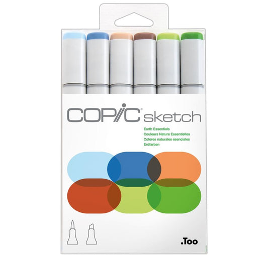 Copic Sketch 6 set - Earth Essentials