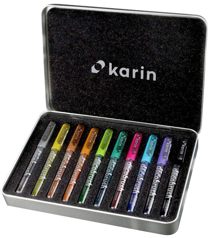 DecoBrush Metallic 10 colours set Karin