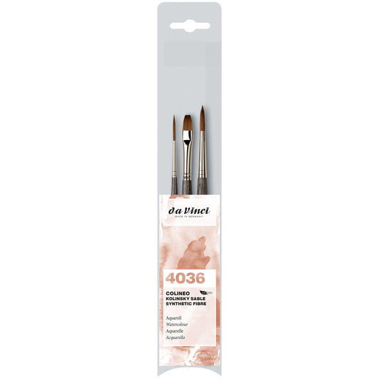 Da Vinci Colineo Aquarelverf 4036 Penselenset 3