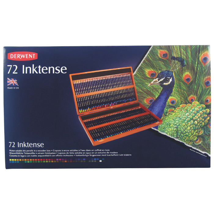 Inktense Aquarel potloden set hout kist 72 stuks Derwent