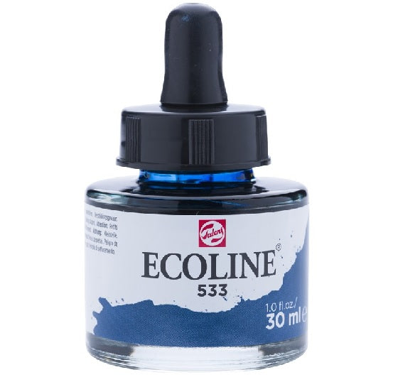 Talens ecoline inkt 30ml - 533 Indigo blauw