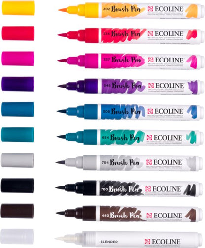 Ecoline Brushpen set 10 Galaxy