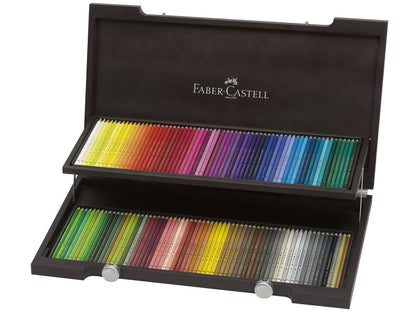 Faber Castell 120 Kleurpotloden Polychromos houten kist