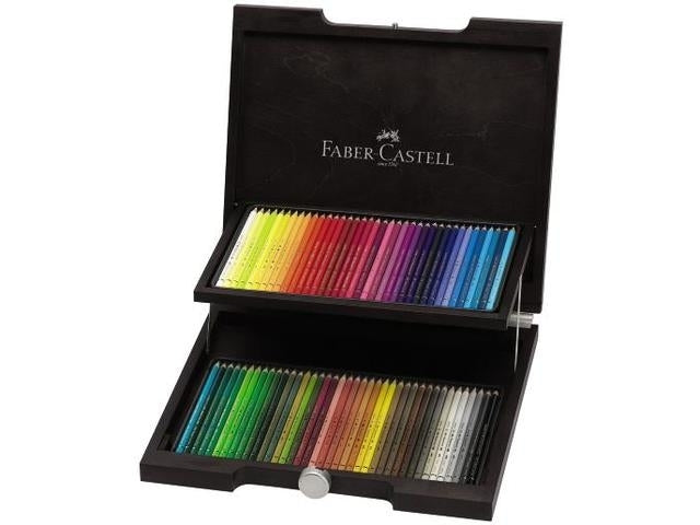 Faber Castell 72 Kleurpotloden Polychromos houten kist