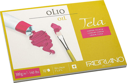 Olieverfpapier blok 18x24 Fabriano