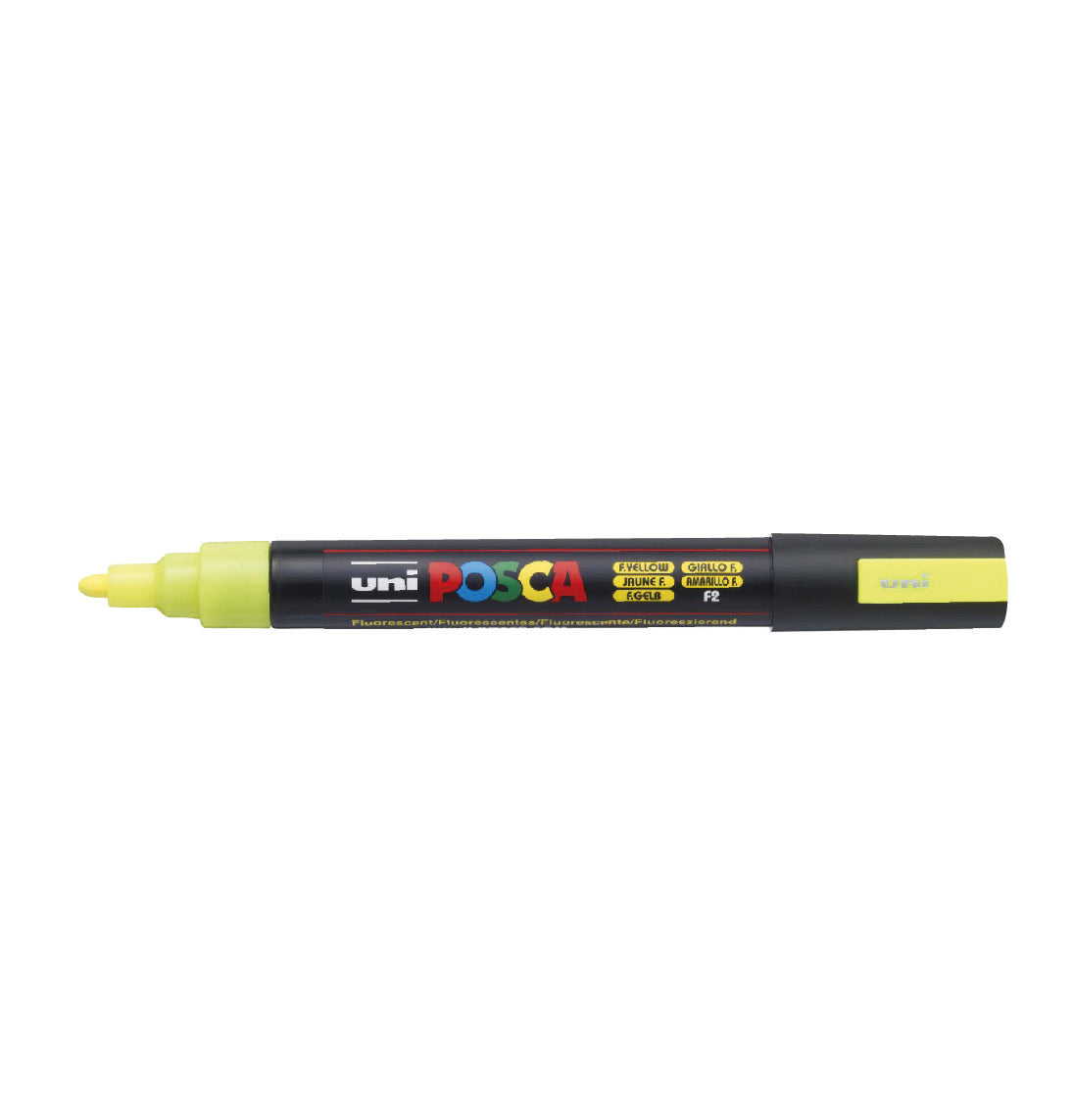 Posca verf stift PC5M  Fluoriserend Geel