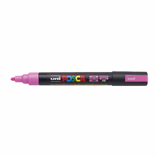 Posca verf stift PC5M  Fluoriserend Roze