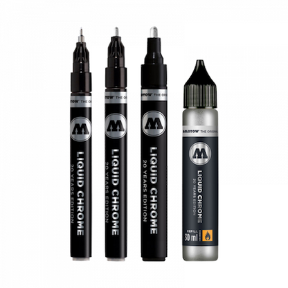 Liquid Chrome Refill Inkt 30ml Molotow