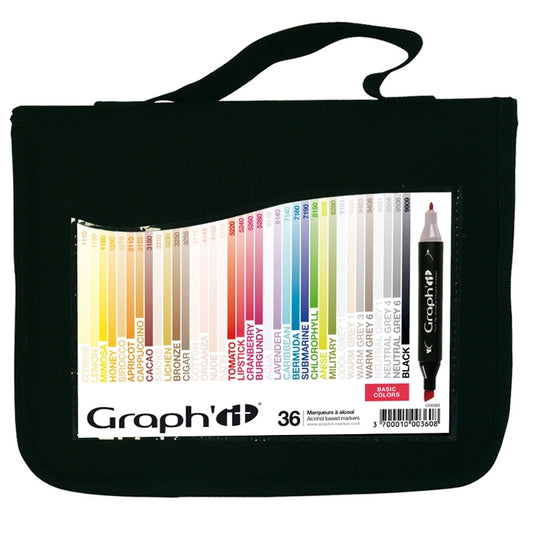 Graph-It marker 36 set met etui