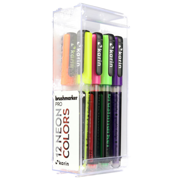 Brushmarker PRO 12 "Neon colours" set Karin