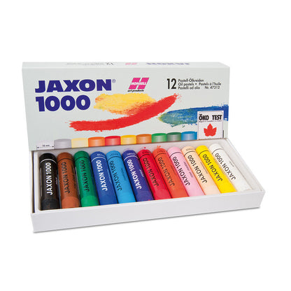 set oliepastel studiekwaliteit, was-pastelkrijtjes van Jaxon