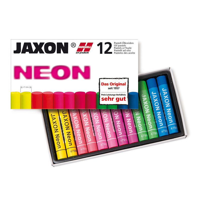 set oliepastel studiekwaliteit, was-pastelkrijtjes van Jaxon