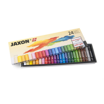 set oliepastel studiekwaliteit, was-pastelkrijtjes van Jaxon