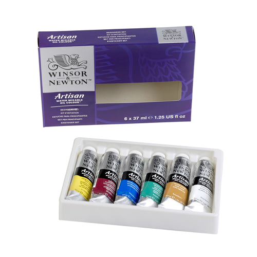 set 6x37ML W&N Artisan Watervermengbare Olieverf (Levertijd mogelijk 3-5 dagen)