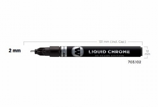 Liquid Chrome 2 mm Marker Molotow