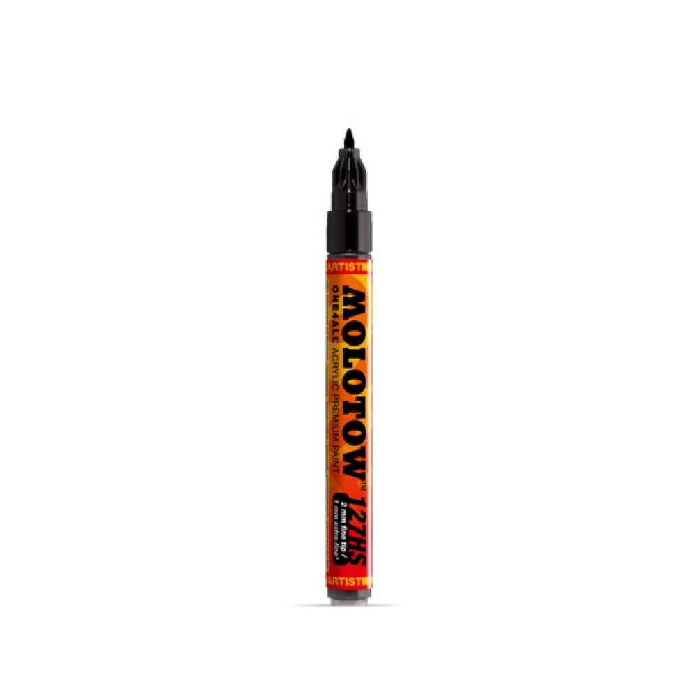 127HS 1mm EXTRA FINE BLACK Acrylmarker Molotow One4All