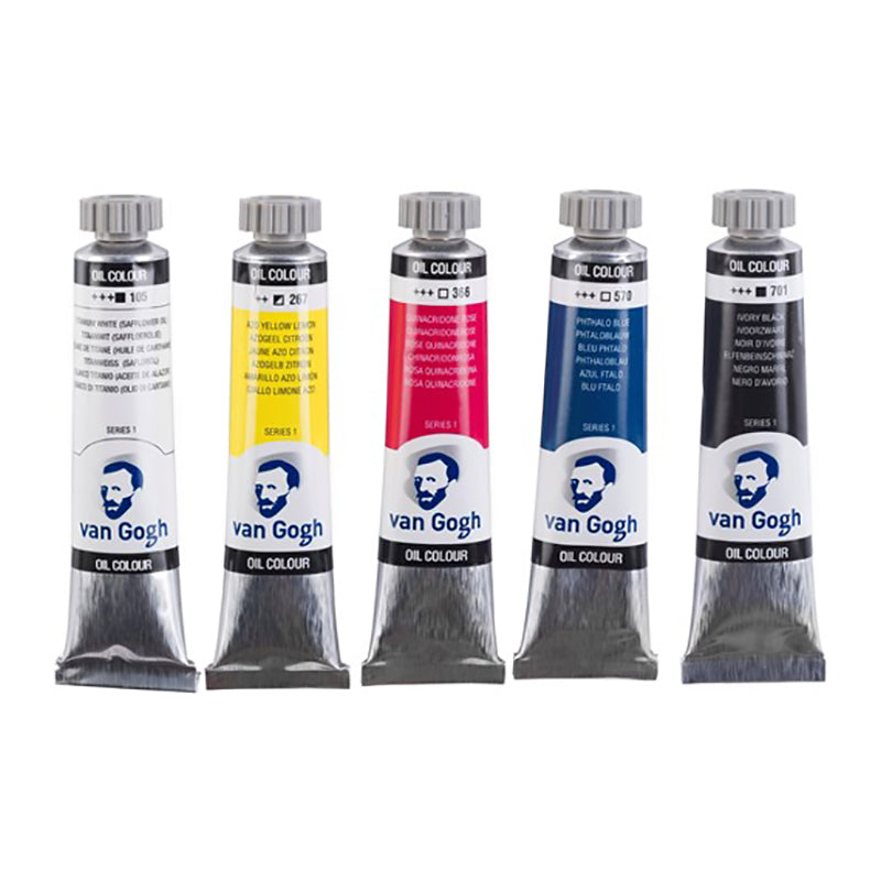 Van Gogh Olieverf Primary Set 5 x 120 ml tubes