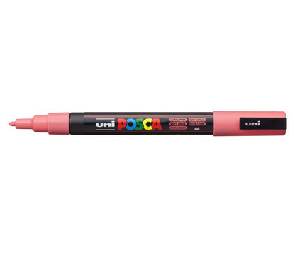 Posca verf stift PC3M Koraal roze