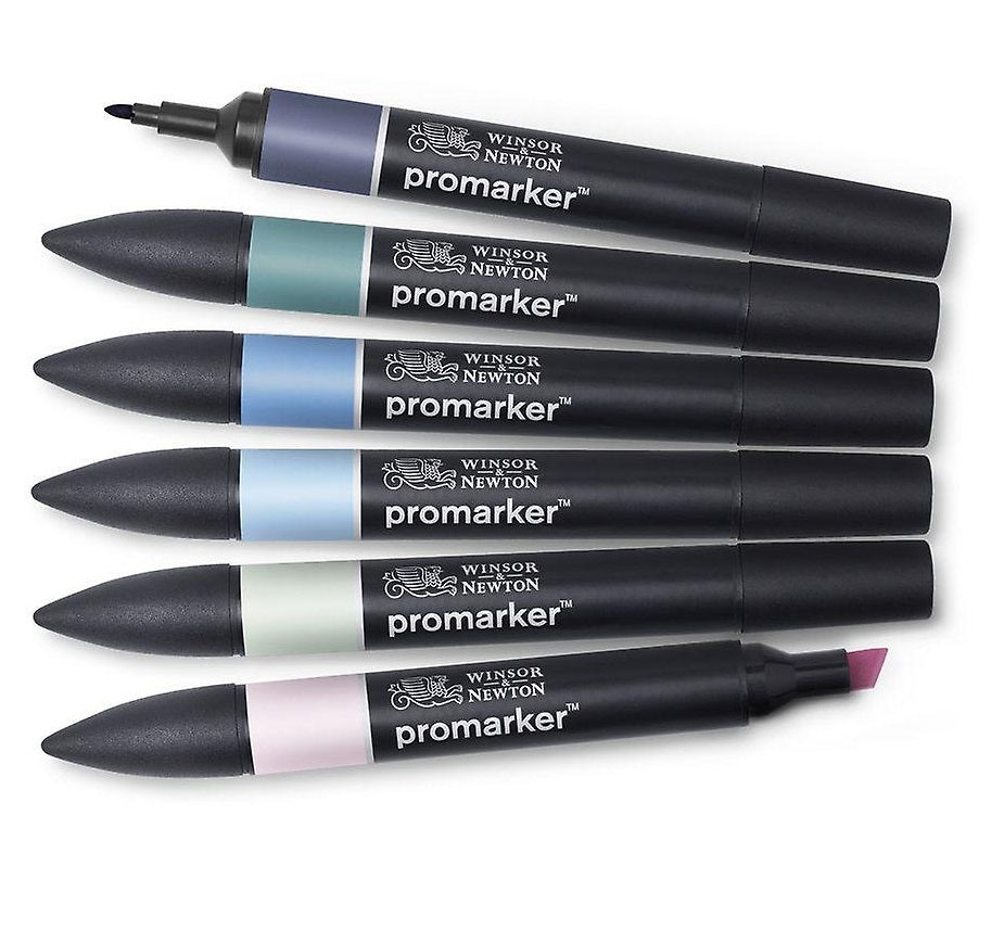 Promarker set 6 Skyscape Tones Winsor & Newton