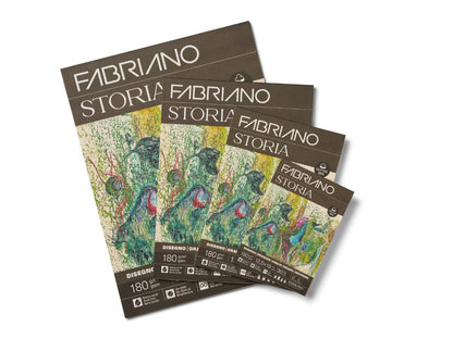 Fabriano Storia tekenpapier 18x26 cm 180 g/m2 25% katoen 30 vel