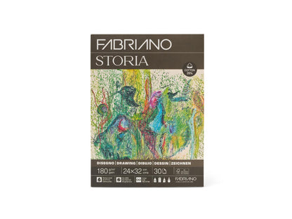 Fabriano Storia tekenpapier 18x26 cm 180 g/m2 25% katoen 30 vel
