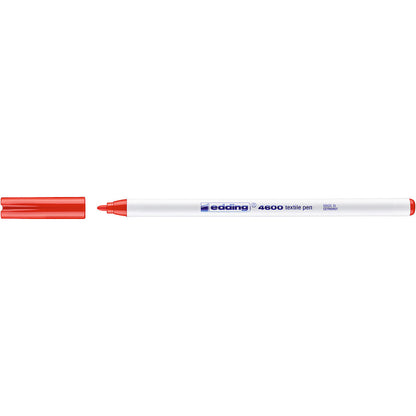 Edding 4600 Textielstift Rood 1mm punt