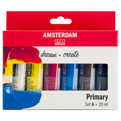 Amsterdam Acrylverf Set Primary 6x20 ml