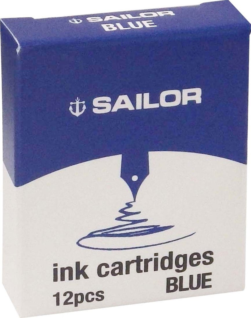 Sailor universele patroon inktvulling Blauw 12 stuks