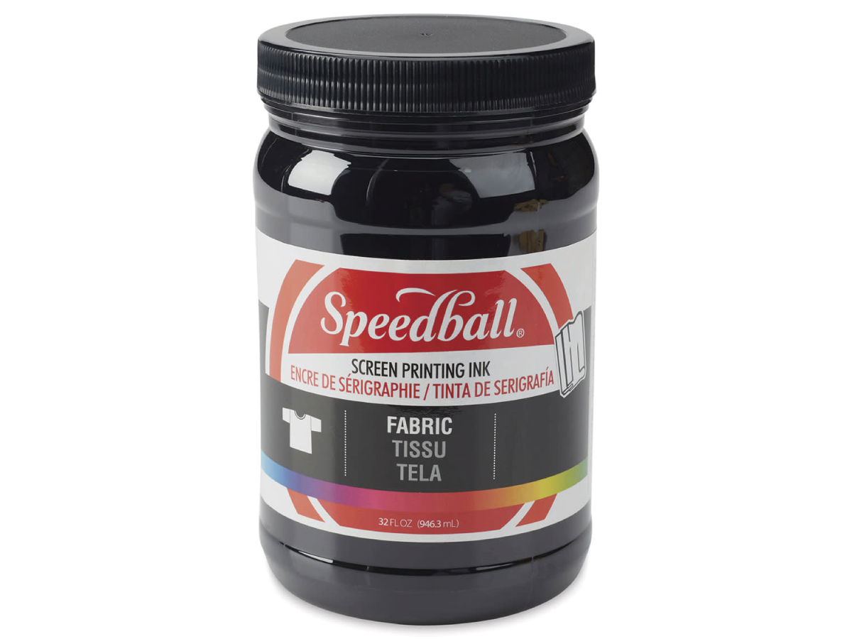 Zeefdruk inkt zwart voor textiel 946.3ml Pot Speedball