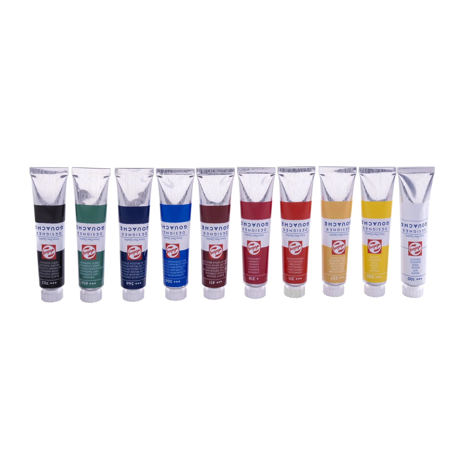 Gouache Plakkaatverf Talens set 10 tubes 20 ml