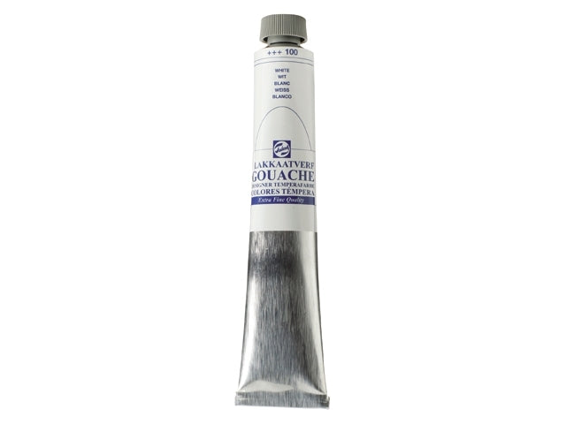 Gouache 60 ml. 100 WIT (extra groot) Talens plakkaatverf