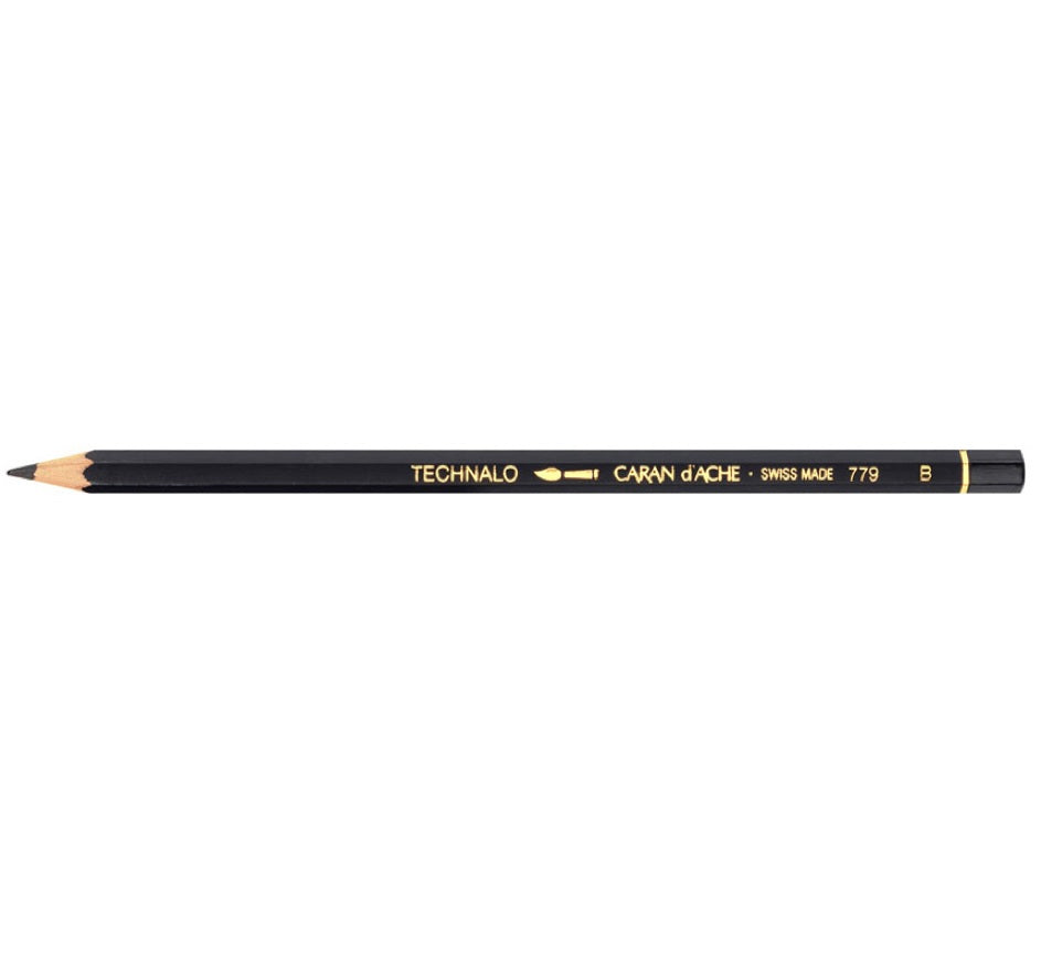 Caran D'Ache B TECHNALO Aquarel Grafiet potlood