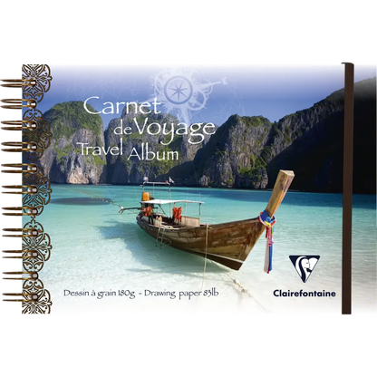 A5 180g Spiraalgebonden Tekenblok 30 vel Clairefontaine