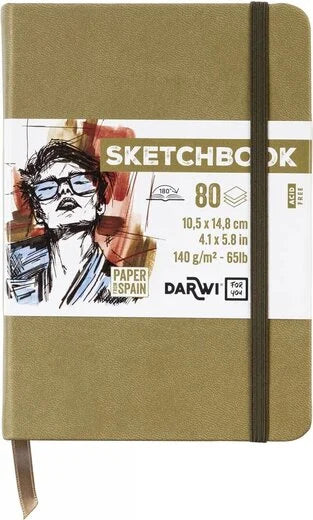 Dummie Darwi Groen A6 (10,5x14,8 cm) wit papier 80 vellen 140 gram