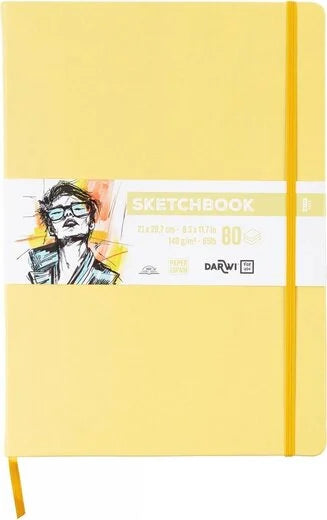 Dummie Darwi Geel A4 (21x29.7 cm) wit papier 80 vellen 140 gram