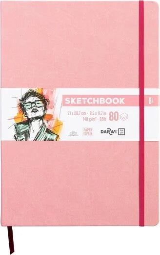 Dummie Darwi Roze A4 (21x29.7 cm) wit papier 80 vellen 140 gram