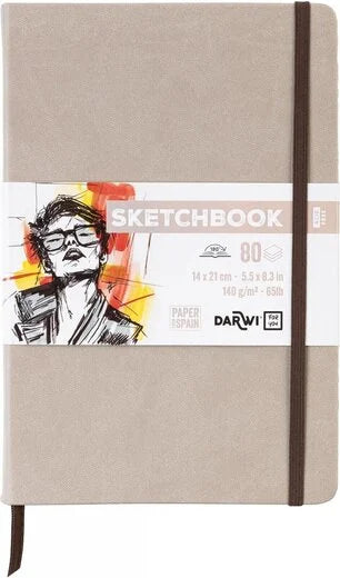 Dummie Darwi Beige A5 (15x21 cm) wit papier 80 vellen 140 gram